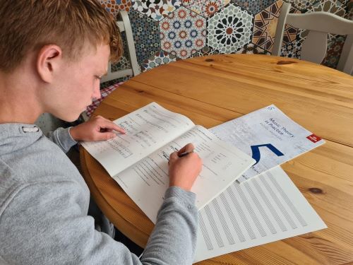 A music theory lesson